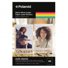 Polaroid Matte White Inkjet Stickers - 2120 Series